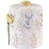 Avanti Linens Colección Marielle tarro de algodón amarillo