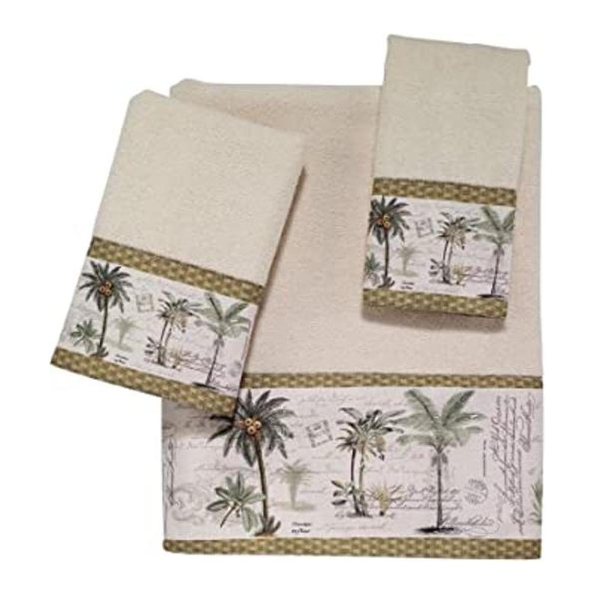 Avanti Linens Colony Palm Juego de toallas 3 unidades