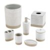 Avanti Linens Drift Collection Cesta de basura decorativa_4