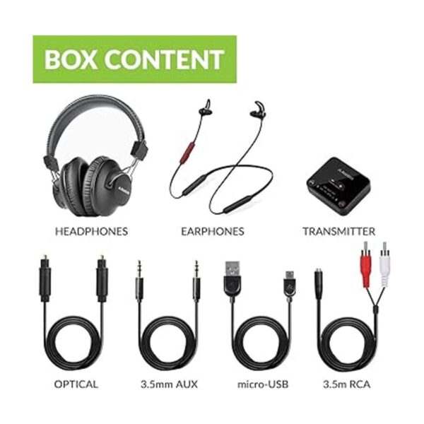 Avantree D4169 Juego de auriculares y auriculares_6