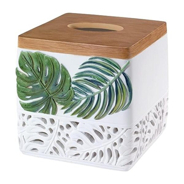 Avanti Linens Viva Palm Collection cubierta de caja de