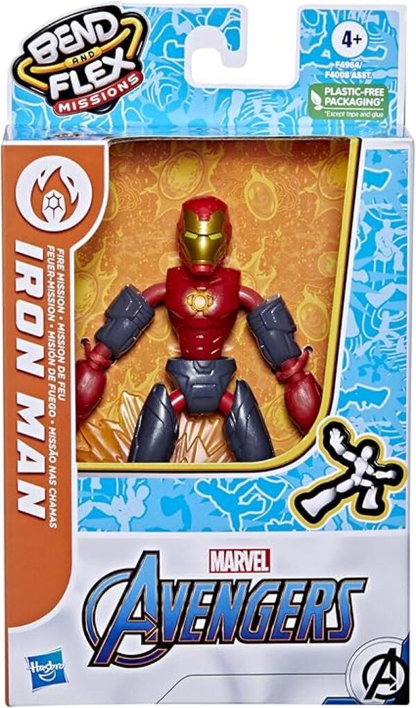 Avengers Marvel Bend and Flex Missions Figura de acción_2