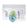 Aventuras en corte de papel Juego de tarjetas de flores_4