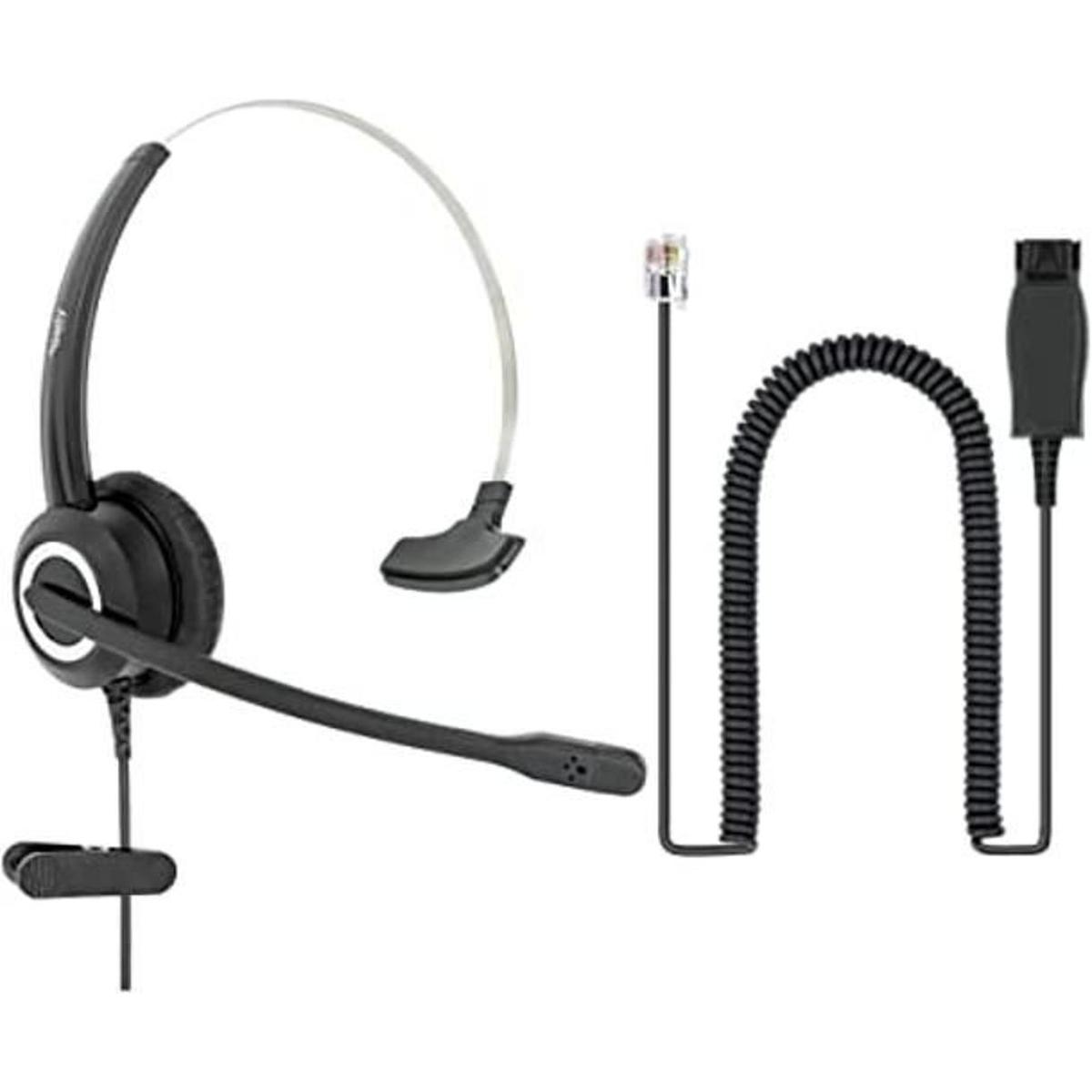 Avaya Auriculares de voz HD con adaptador HIS compatible
