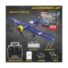 Avión RC de 4 canales con control remoto listo para volar_6