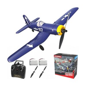 Avión RC de 4 canales con control remoto listo para volar_1