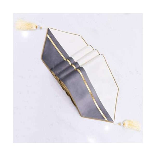 Avigers Caminos de mesa decorativos de terciopelo con