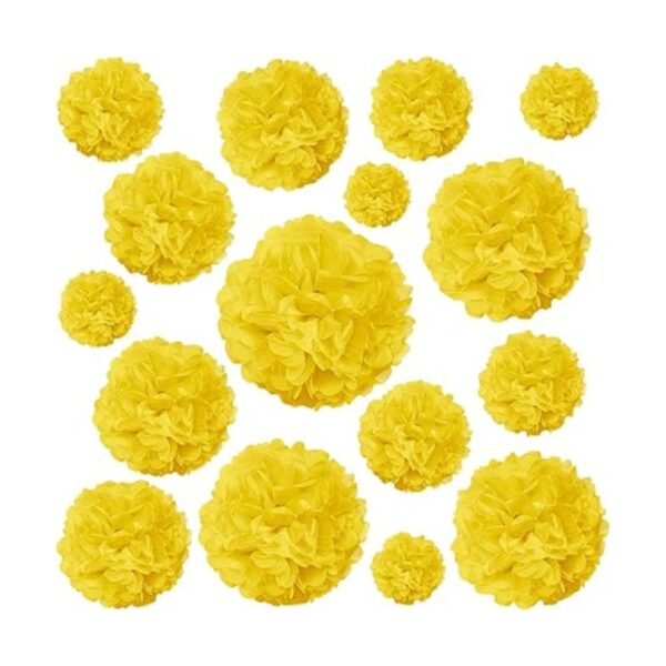 Avoseta Pompones de papel de seda juego de 16 piezas_1