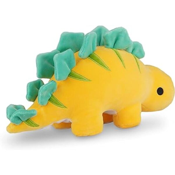 Avocatt Peluche de dinosaurio de estegosaurio amarillo_3