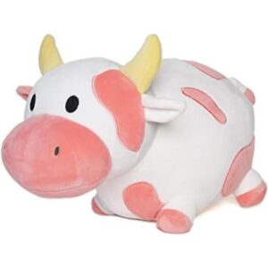 Avocatt Juguete de peluche de vaca rosa Animal de_1