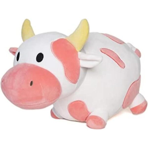 Avocatt Juguete de peluche de vaca rosa Animal de_1
