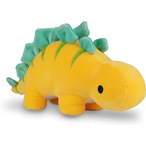 Avocatt Peluche de dinosaurio de estegosaurio amarillo_4