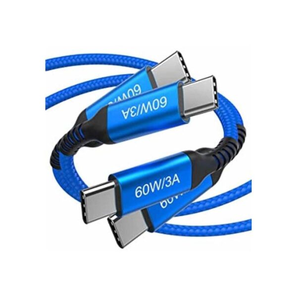 Awnuwuy Cable de carga USB C a USB C de 10 pies y 60 W_1