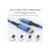 Awnuwuy Cable USB C a USB C de 15 pies de largo 2_3