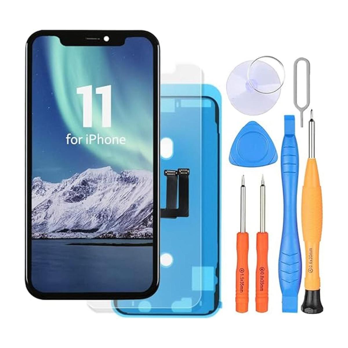 Ayake Reemplazo de pantalla para iPhone 11 pantalla LCD