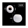 Aylifu Cuentas de madera natural 100 piezas de 0.787 in