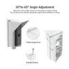 Ayotu Montaje en ángulo ajustable impermeable 30 a 60_5