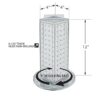 Azar Displays 700220CLR2C16 Kit de torre giratoria de_2