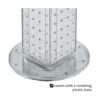 Azar Displays 700220CLR2C16 Kit de torre giratoria de_5