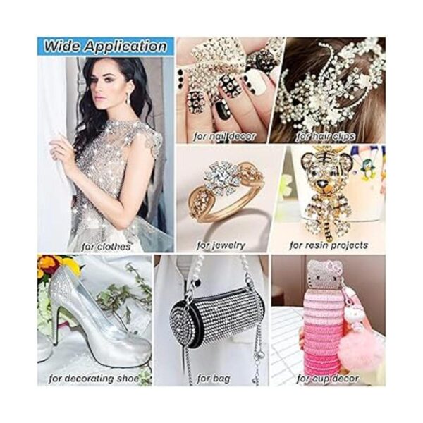 B7000 Kit de pegamento transparente con diamantes de