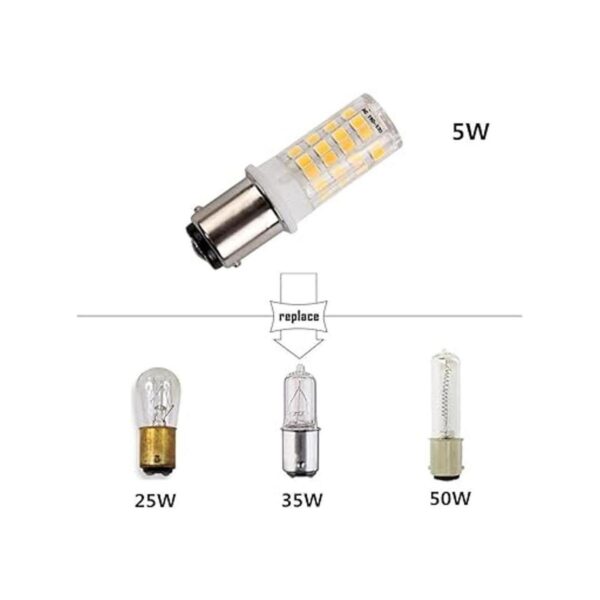 BA15D Bombilla LED de 120 V base de bayoneta doble 5 W