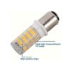 BA15D Bombilla LED de 120 V base de bayoneta doble 5 W