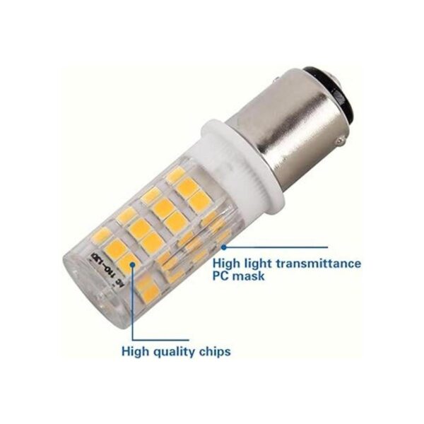 BA15D Bombilla LED de 120 V base de bayoneta doble 5 W