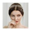 BABEYOND Diadema de boda para novia Bandas de cabello_2