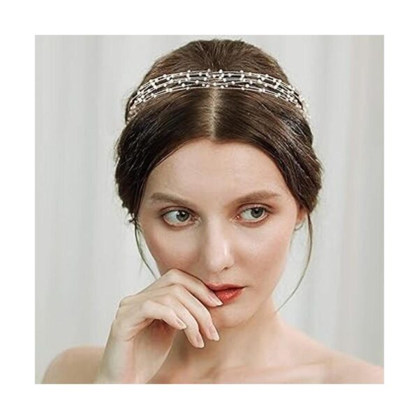 BABEYOND Diadema de boda para novia Bandas de cabello_2