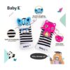 BABY K Calcetines de sonajero para bebés para niñas y_4