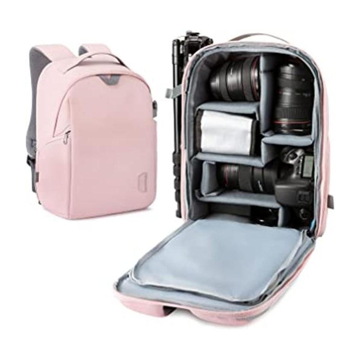 BAGSMART Mochila para cámara DSLR o SLR con espacio para