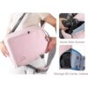 BAGSMART Mochila para cámara DSLR o SLR con espacio para_4
