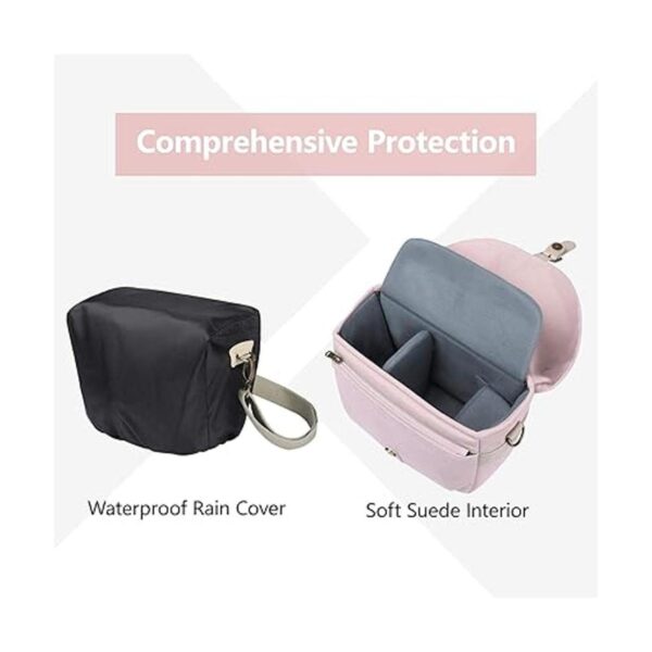 BAGSMART Bolsa para cámara funda de lona para cámara SLR_3