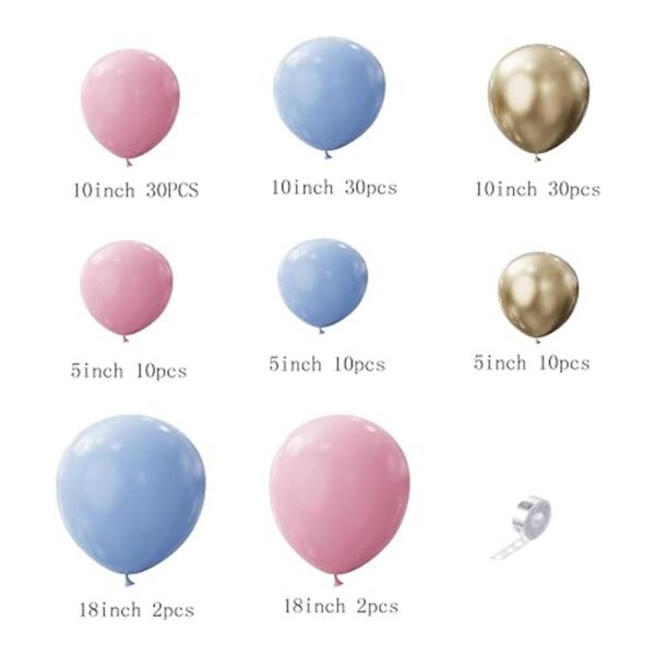 BALONAR Globos de látex metalizado y cromado para