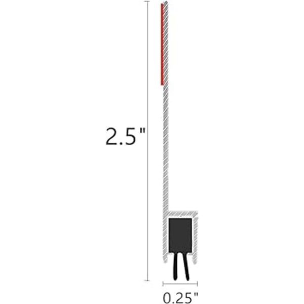 BAINING Metal Door Draft Stopper 36 Inch Under Door Sweep_2