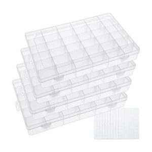 BAKHUK Paquete de 4 cajas organizadoras de plástico_1