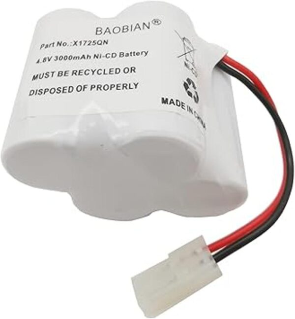 BAOBIAN X1725QN Batería 4.8V 3000mAh NiCD Compatible con_3