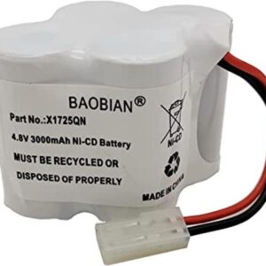 BAOBIAN X1725QN Batería 4.8V 3000mAh NiCD Compatible con_1