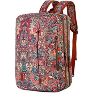 BAOSHA Mochila convertible grande de 17 pulgadas portátil