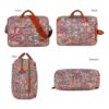 BAOSHA Mochila convertible grande de 17 pulgadas portátil