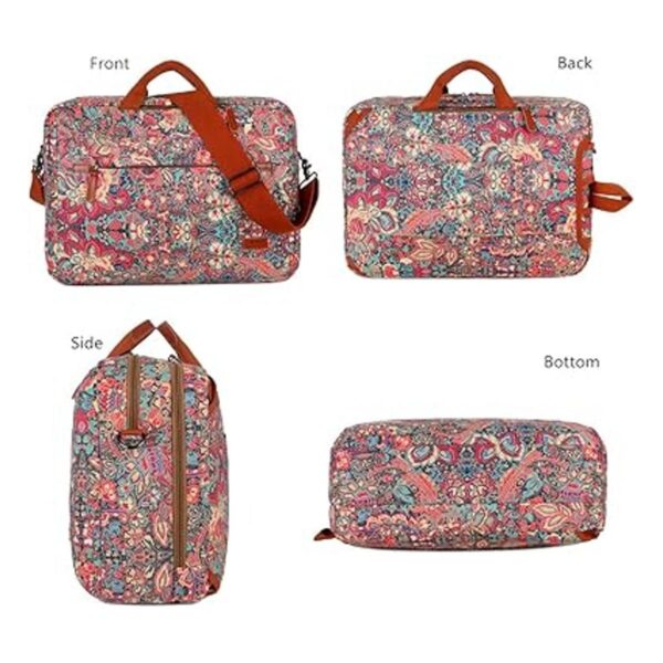BAOSHA Mochila convertible grande de 17 pulgadas portátil