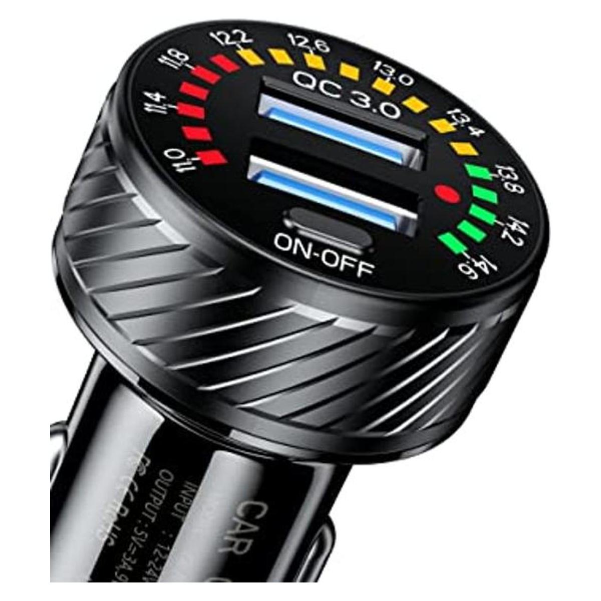 BARCOVAN Cargador de coche adaptador de cargador de coche