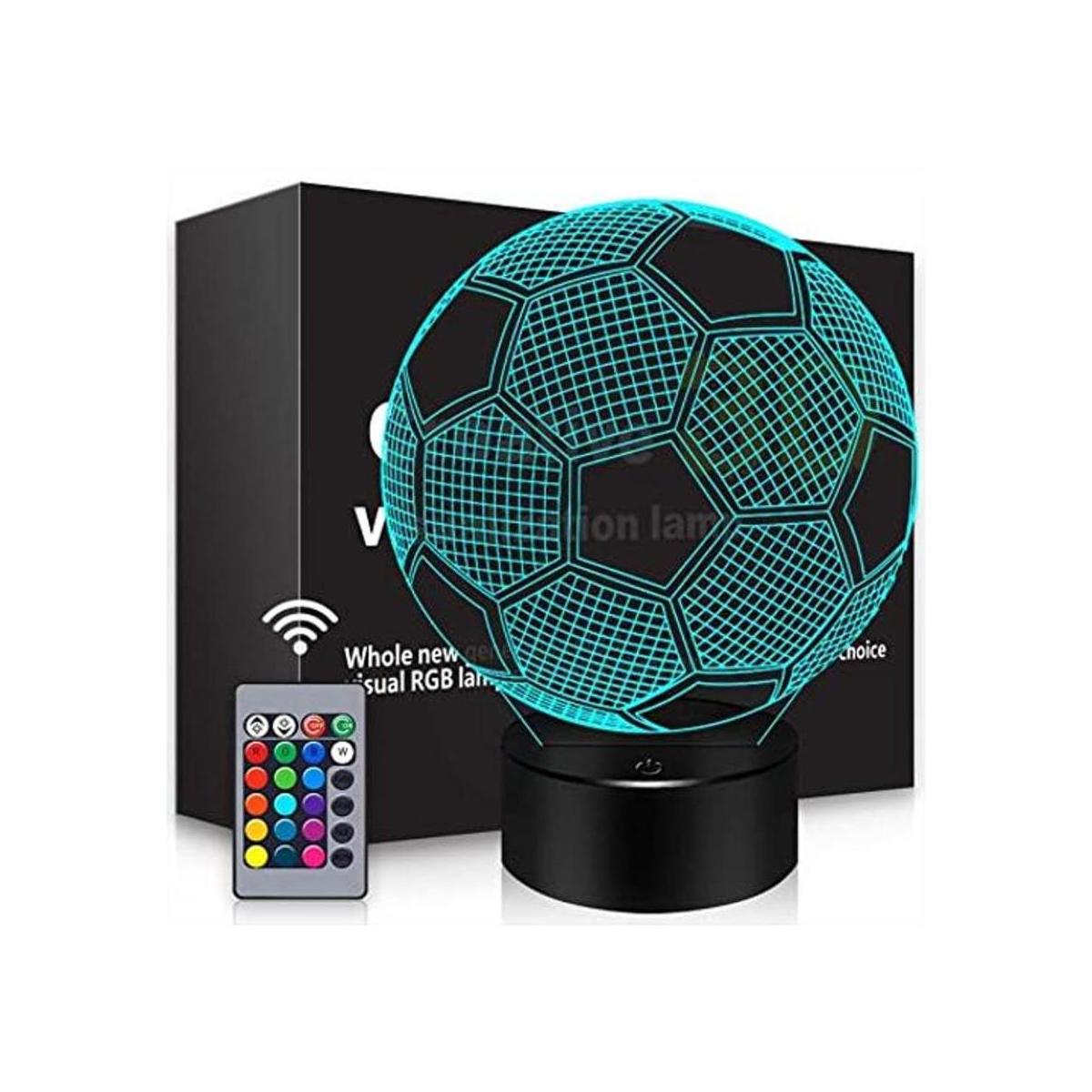 BASSI Lámpara de ilusión 3D de 16 colores que cambian al