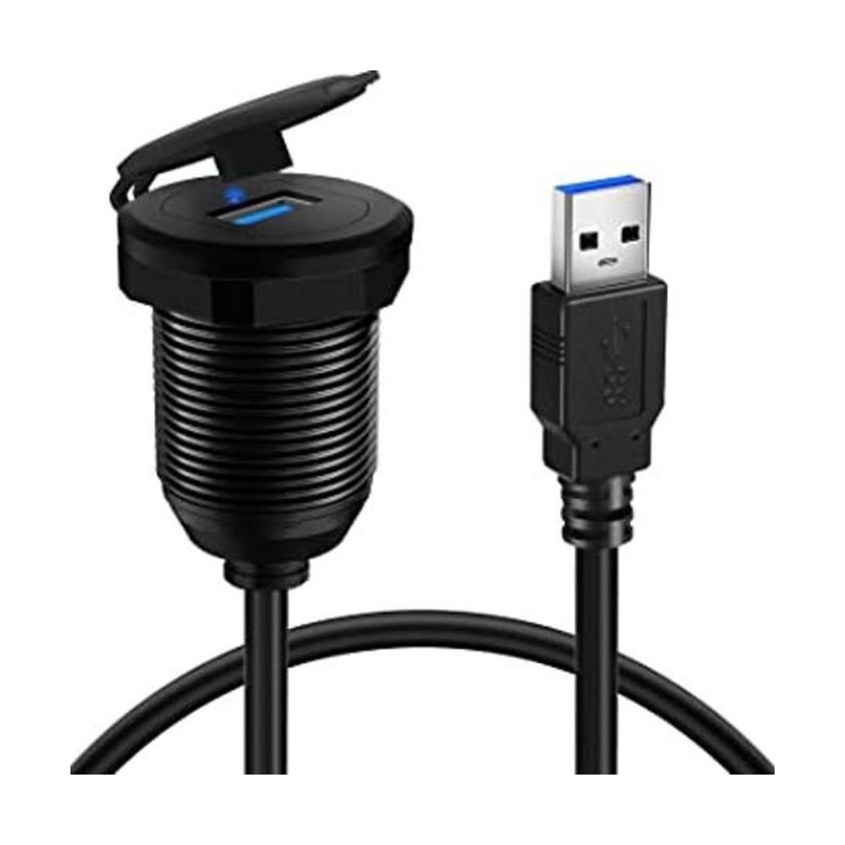 BATIGE Cable de aleación de puerto único USB 3.0 para