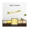 BATHSIR Gold Towel Bar Brushed Gold Towel Rack 12 Inch