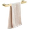 BATHSIR Gold Towel Bar Brushed Gold Towel Rack 12 Inch