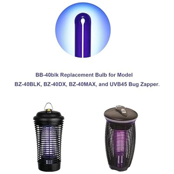 BB40blk Bombilla de repuesto de luz negra de 40 W para_2