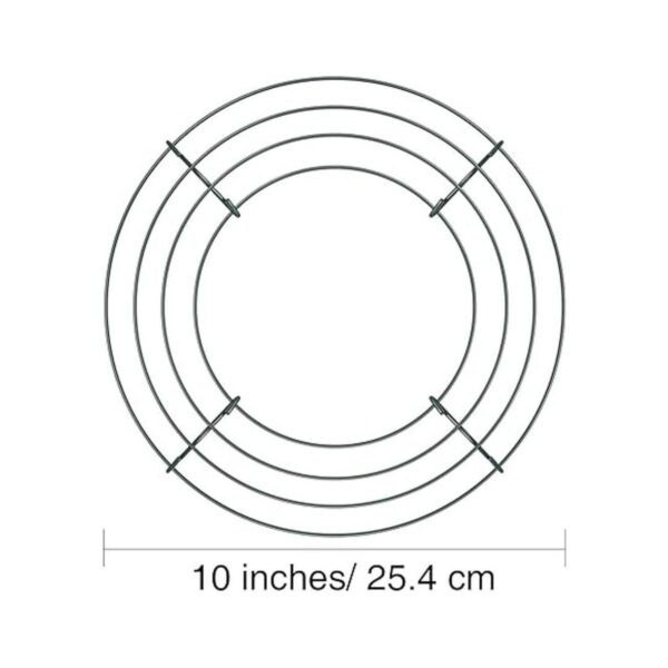 BBTO 3 coronas de alambres ideales para decoraciones de