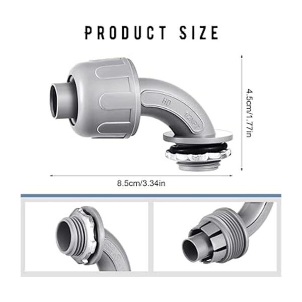 BBTO Conector hermético para líquidos de 12 pulgada