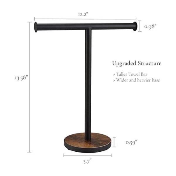 BCOZLUX Soporte para toallas soporte de toalla de mano